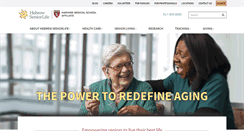 Desktop Screenshot of hebrewseniorlife.org