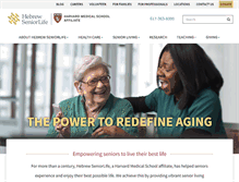 Tablet Screenshot of hebrewseniorlife.org